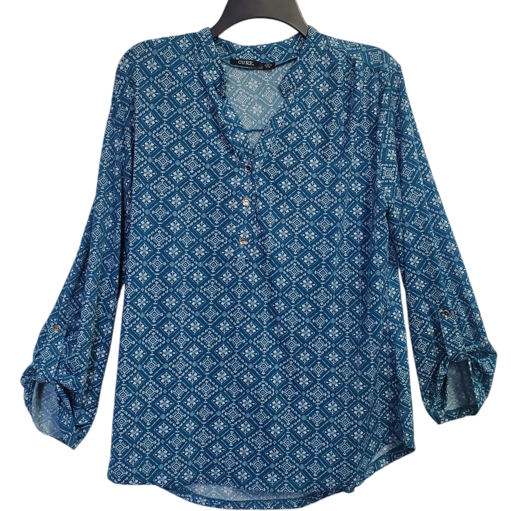 Cure Women's Top 3/4 Sleeves Size 1XL